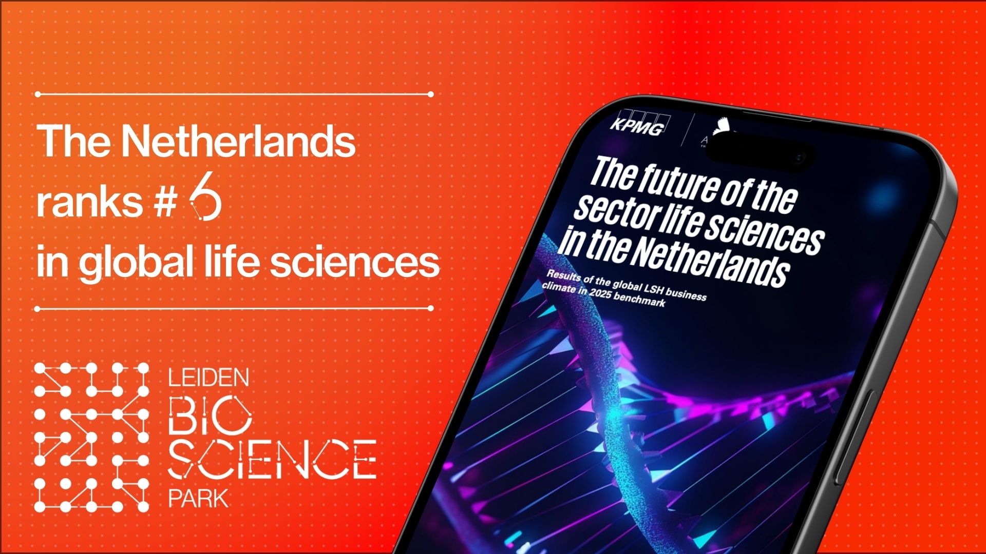 The Netherlands ranks 6th in global life sciences benchmark