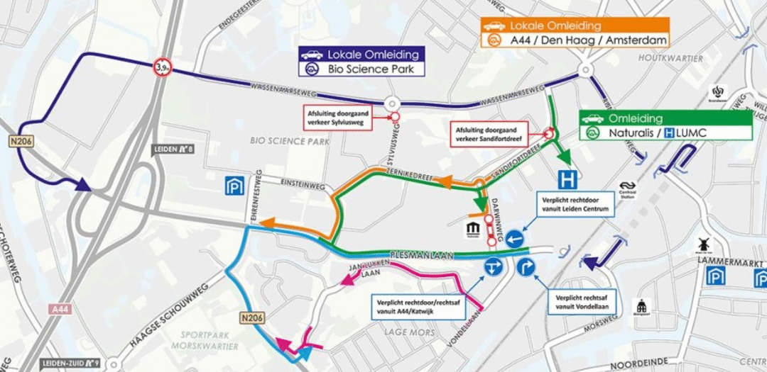 November 14, 2025 Changed traffic situation