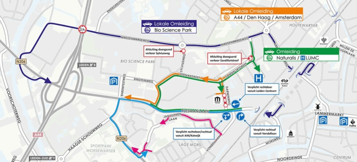 November 14, 2025 Changed traffic situation