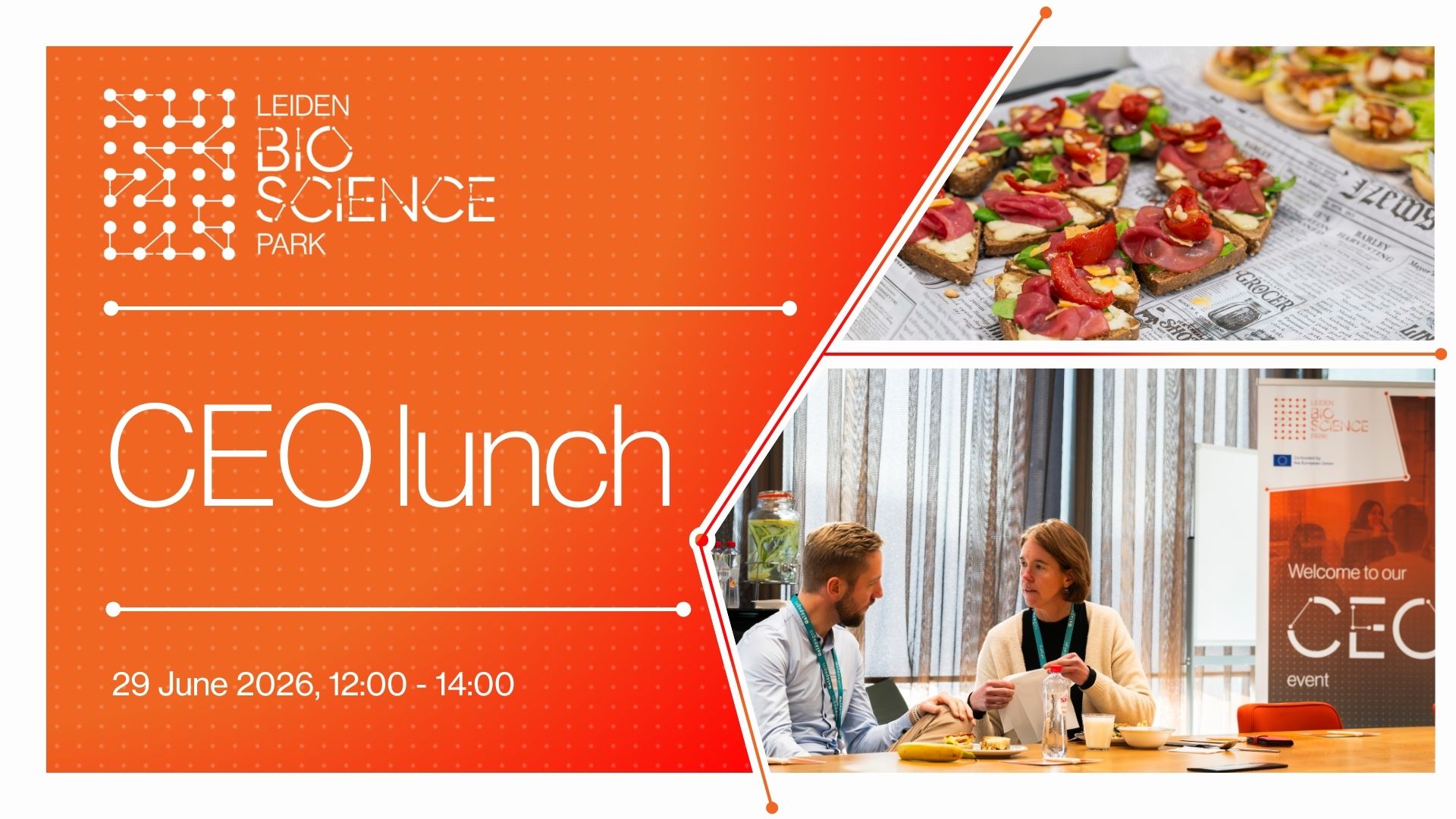 CEO lunch | Dutch Bio Science Week