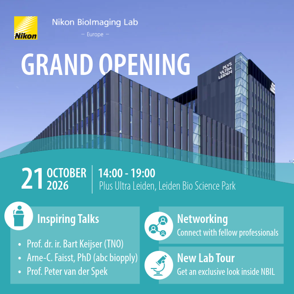 Grand opening Nikon BioImaging Lab at Plus Ultra