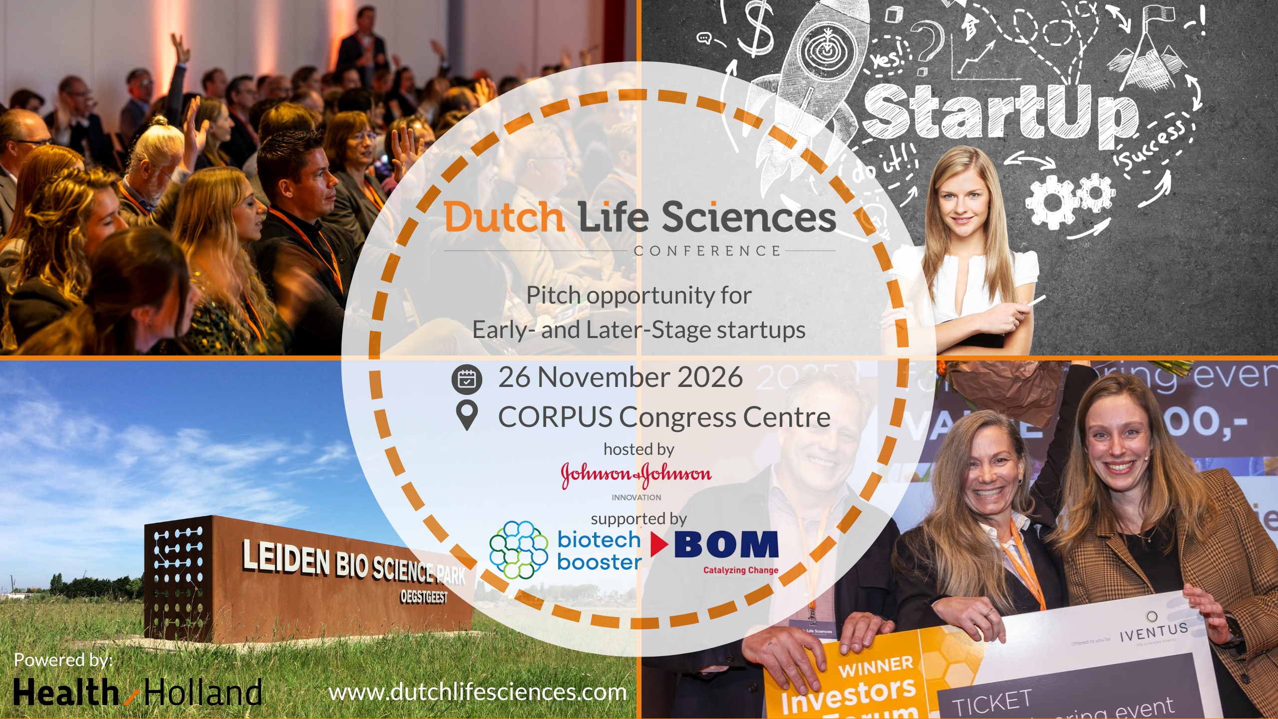 Invitation to apply: Dutch Life Sciences Startup Forum 2026